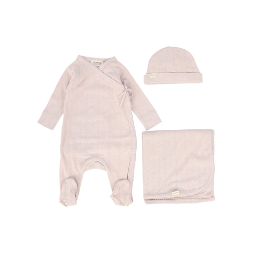 MARMAR COPENHAGEN DUSTY PINK POINTELLE SET