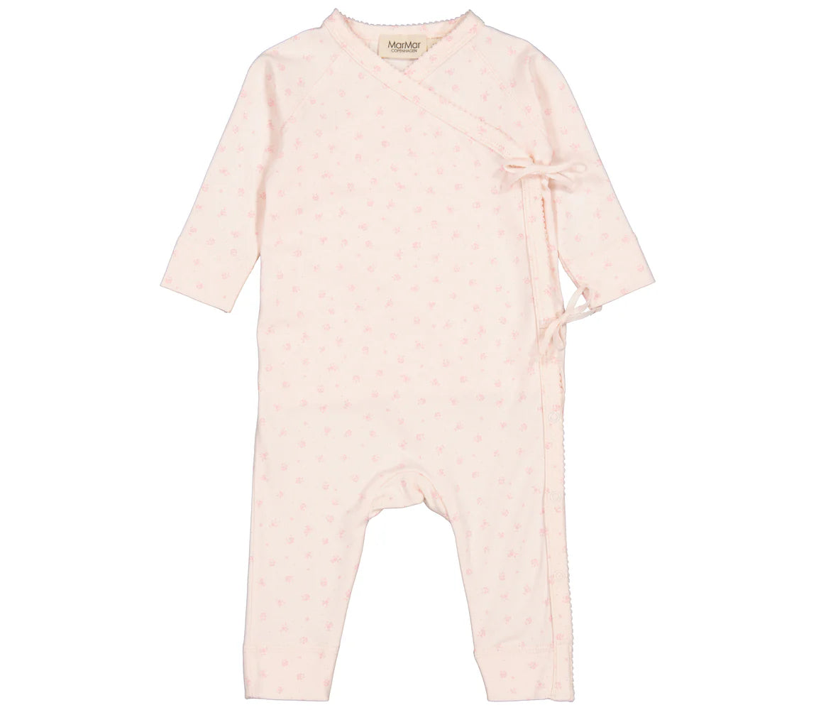 MARMAR COPENHAGEN PINK FLORAL FOOTIE