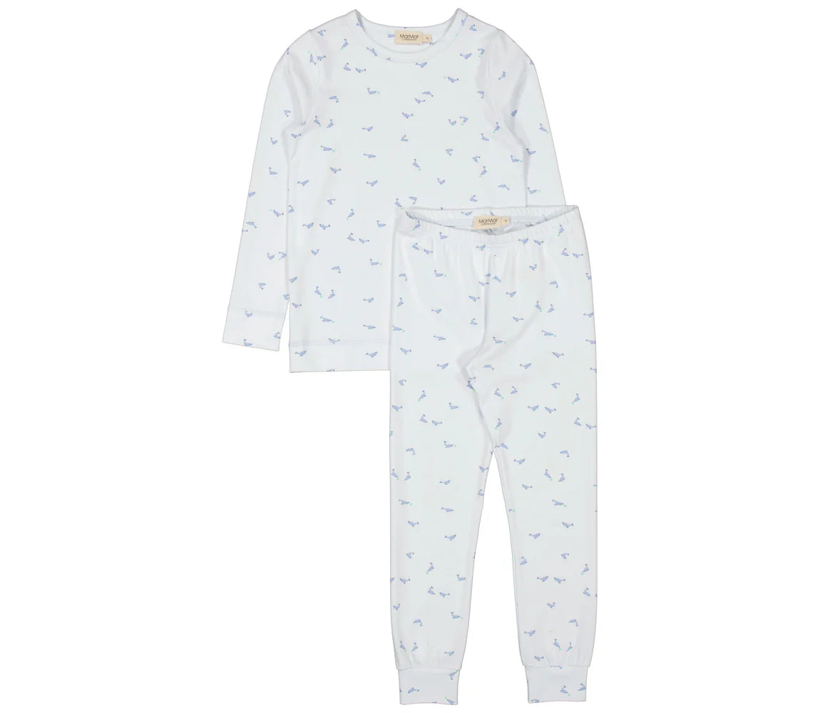 MARMAR COPENHAGEN BLUE DOLPHIN PAJAMA SET