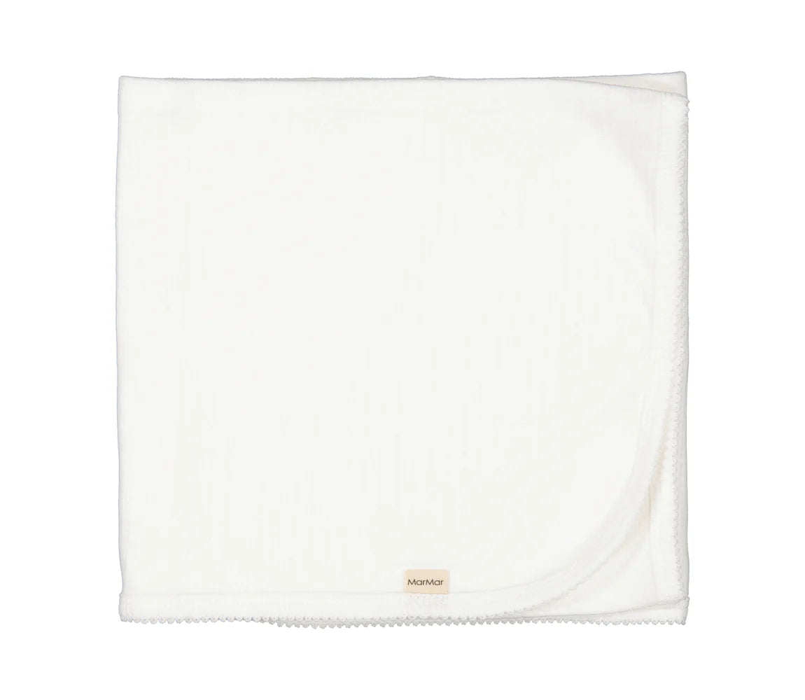 MARMAR COPENHAGEN WHITE POINTELLE BLANKET