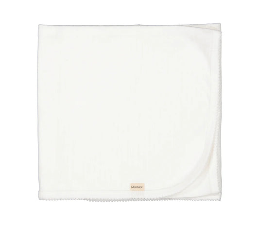 MARMAR COPENHAGEN WHITE POINTELLE BLANKET