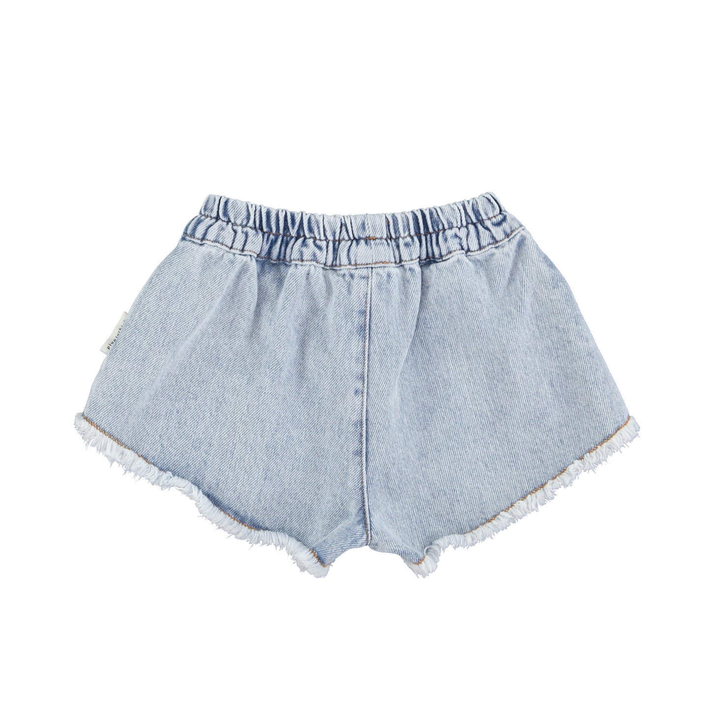 PIUPIUCHICK BLUE DENIM WASH SHORTS