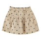PIUPIUCHICK BEIGE HEART PRINT SKIRT