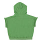 PIUPIUCHICK GREEN WORDED SLEEVELESS SWEATSHIRT