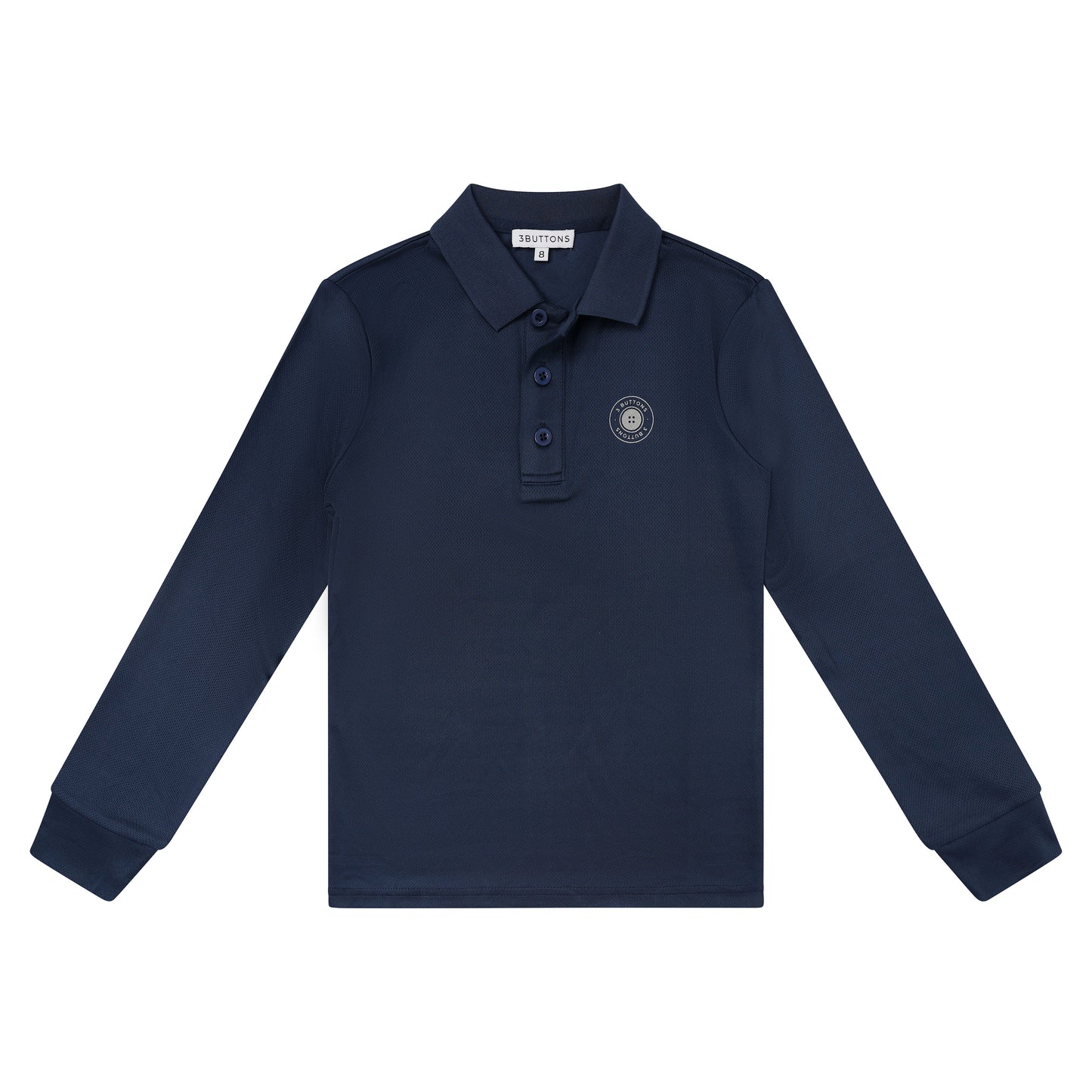 3 BUTTONS NAVY SPORT LOGO POLO