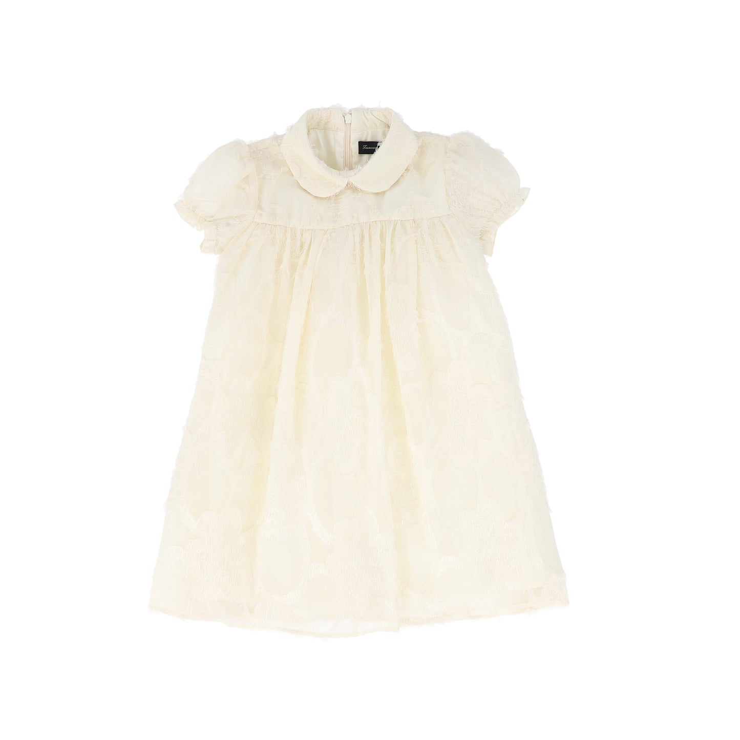 FRANCESCA GUILIANO CREAM PUFF SHORT SLEEVE DRESS