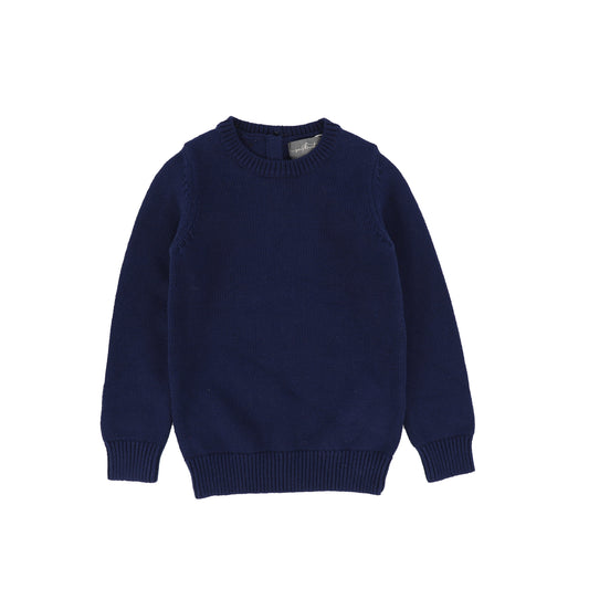 SWEET THREADS NAVY KNIT SWEATER [FINAL SALE]