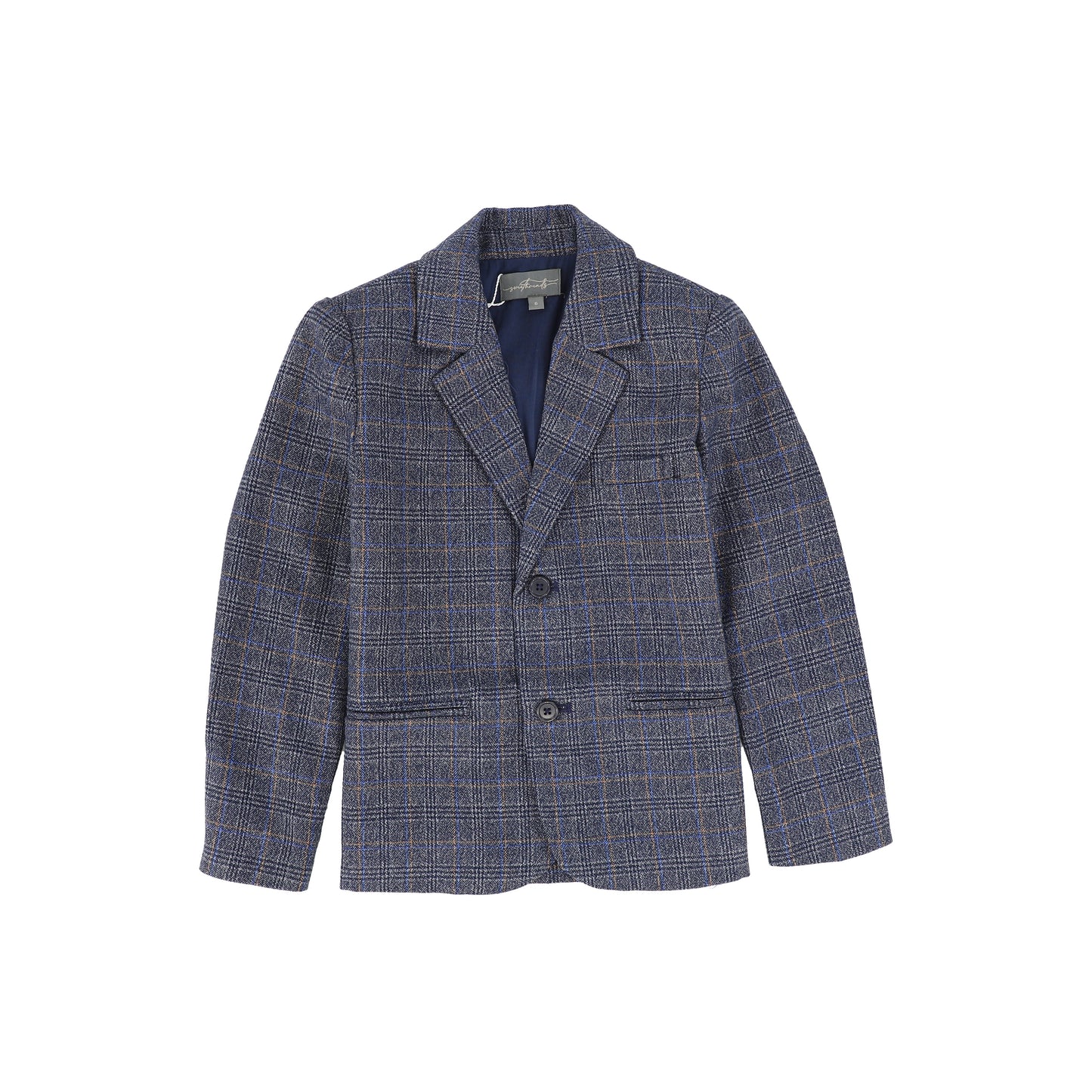 SWEET THREADS BLUE PLAID BLAZER [FINAL SALE]