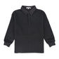 LITTLE PARNI GREY DENIM COLLARED POLO