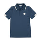 3 BUTTONS NAVY STRIPE SPORT POLO
