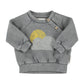 PIUPIUCHICK GREY SKY PRINT SWEATSHIRT