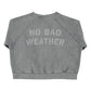 PIUPIUCHICK GREY SKY PRINT SWEATSHIRT