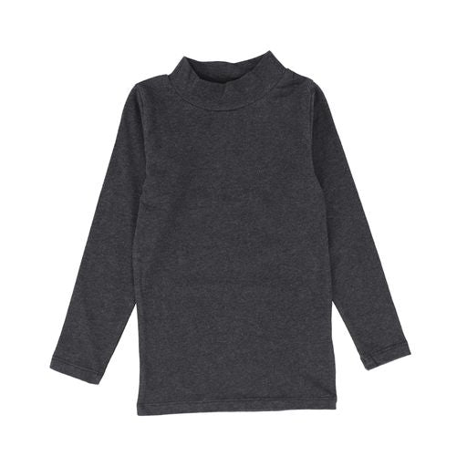 FARREN + ME BLACK MOCK NECK TSHIRT [Final Sale]