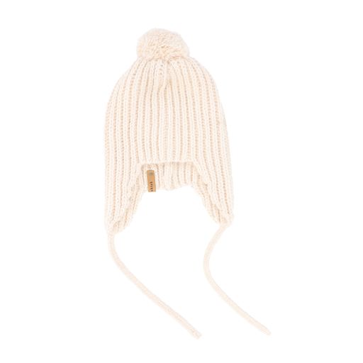 PIUPIUCHICK ECRU KNIT BONNET