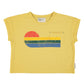 PIUPIUCHICK YELLOW GRAPHIC T-SHIRT