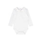 TARTINE ET CHOCOLAT WHITE LOGO COLLAR ONESIE