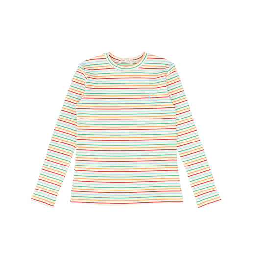 CREW KIDS PASTEL STRIPED T-SHIRT