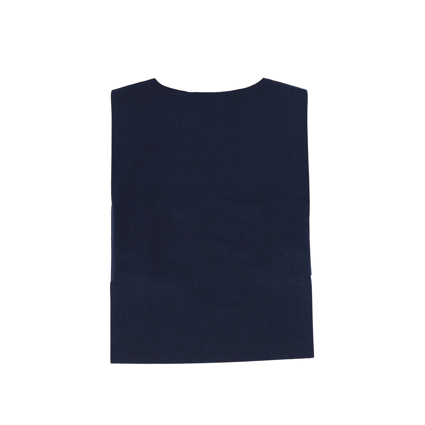 VENERA ARAPU NAVY WOOL DOTTED DESIGN VEST [FINAL SALE]