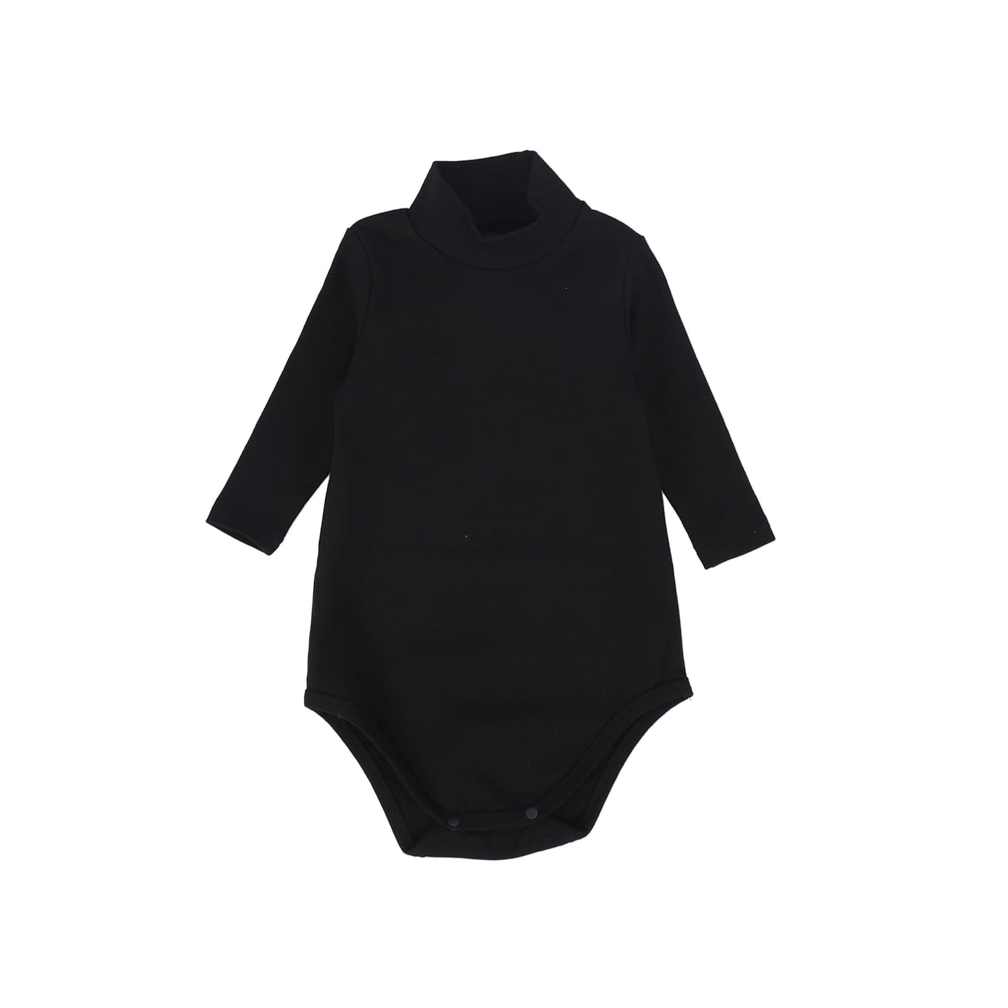 TINY 2 BLACK BAMBOO MOCKNECK
