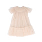 CERA UNA VOLTA PEACH TULLE TIERED DRESS