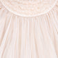 CERA UNA VOLTA PEACH TULLE TIERED DRESS