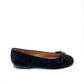 PAPANATAS BLACK CORDUROY BALLET FLAT