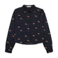 URBAN EDGE BLUE DENIM HORSE PRINT BLOUSE