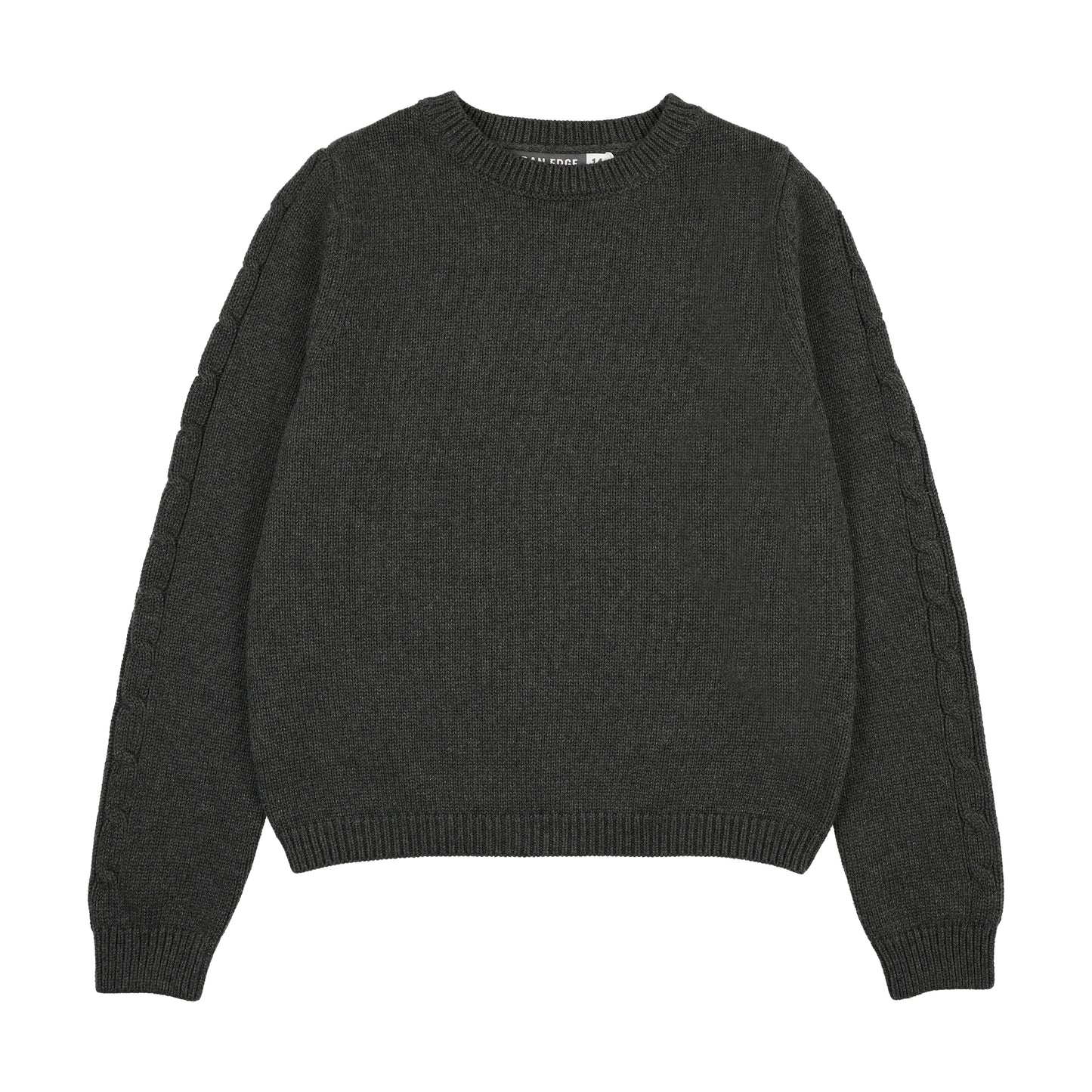 URBAN EDGE GREY CHUNKY KNIT SWEATER