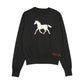 URBAN EDGE BLACK HORSE KNIT SWEATER