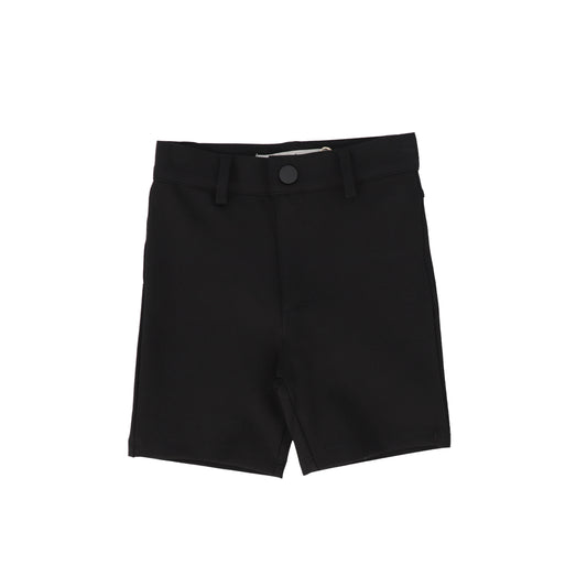 HARPER JAMES BLACK STRETCH DRESS SHORTS