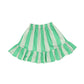 THE SUNDAY COLLECTIVE GREEN STRIPED RUFFLE SKIRT [FINAL SALE]