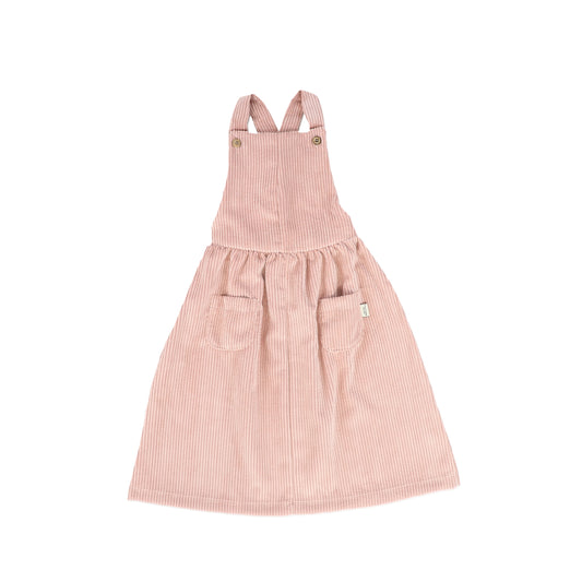 TOCOTO VINTAGE PINK CORDUROY RUFFLE TRIM JUMPER [FINAL SALE]