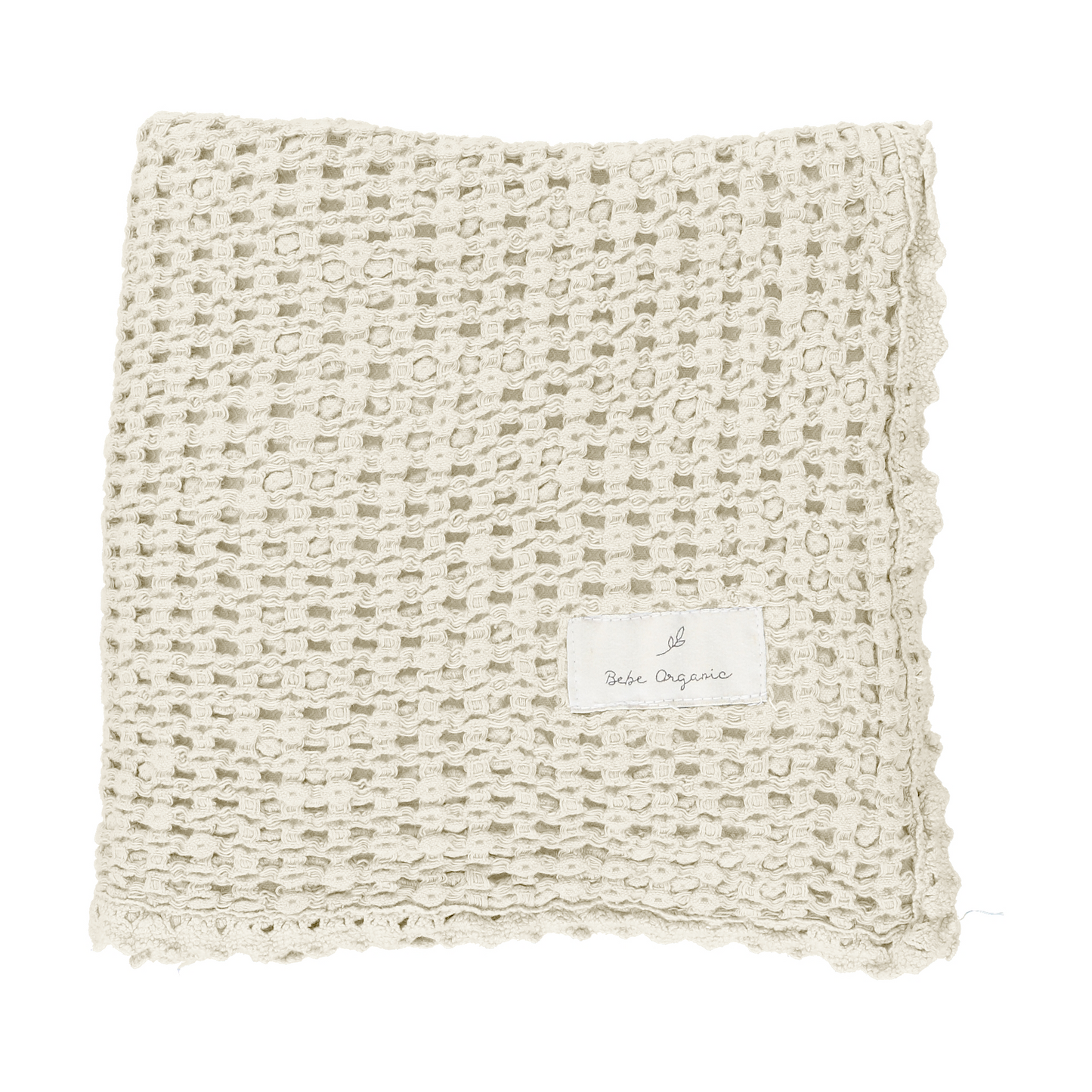 BEBE ORGANIC NATURAL WAFFLE BLANKET [FINAL SALE]