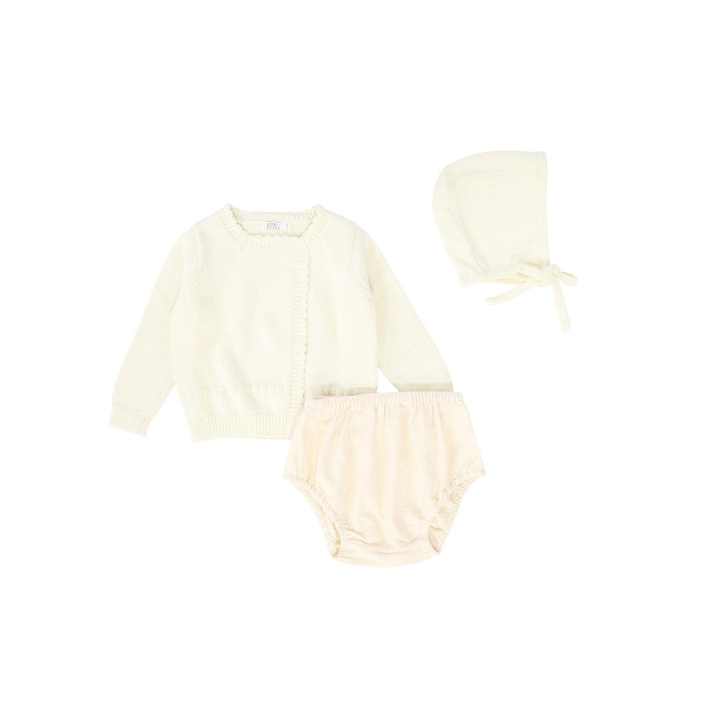 COCO BLANC CREAM SQUEARE NECK BLOOMER SET [FINAL SALE]