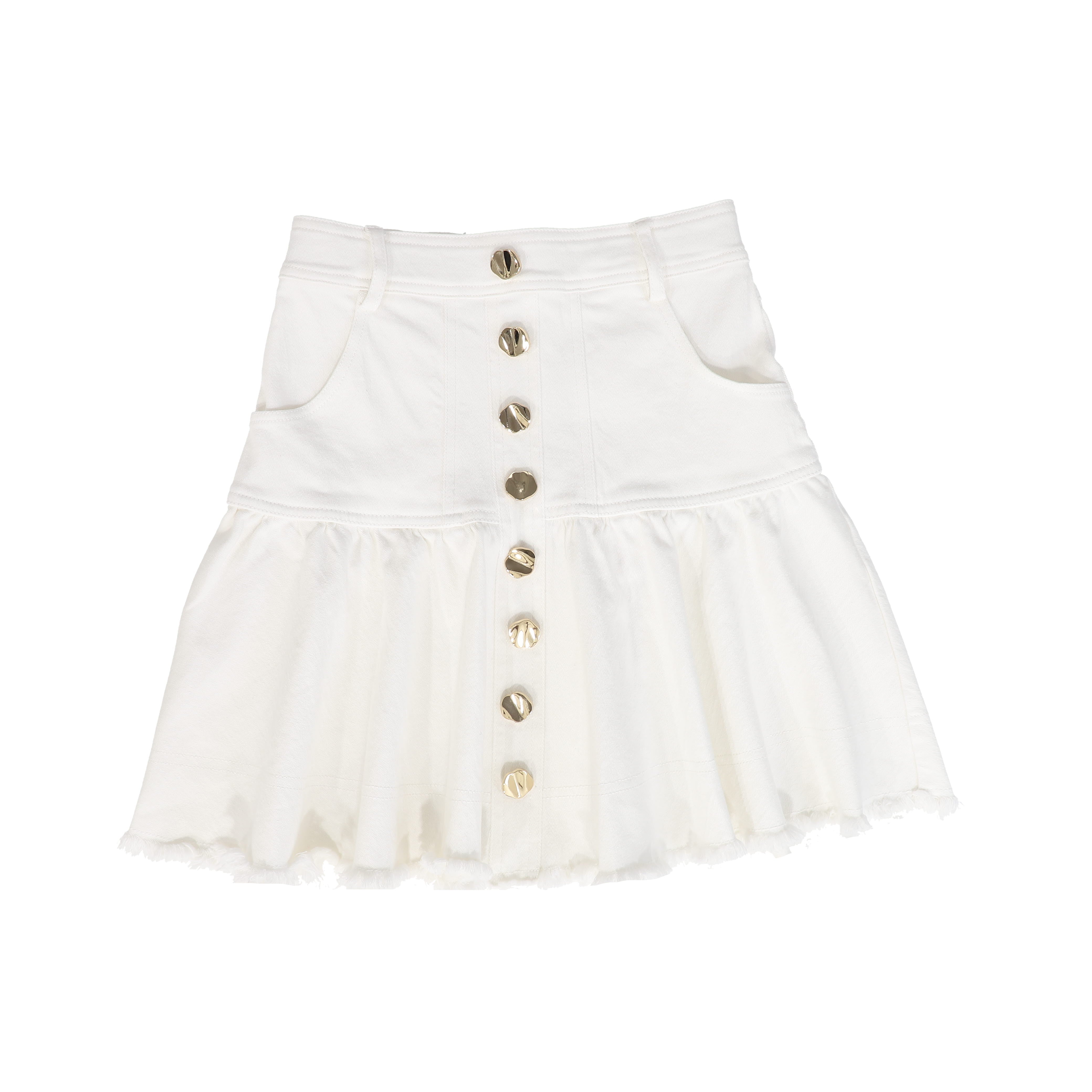 LEVI'S: skirt for girls - White | Levi's skirt EG612 online at GIGLIO.COM