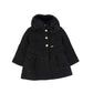 NICOLE MILLER BLACK WOOL COLLAR COAT [FINAL SALE]