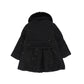 NICOLE MILLER BLACK WOOL COLLAR COAT [FINAL SALE]