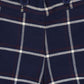 PERNILLE BLUE WHITE PLAID SUSPENDER SHORTS