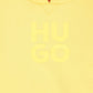 HUGO YELLOW STACKED LOGO SWEATSHIRT