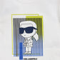 KARL LAGERFELD WHITE GRAPHIC LOGO TEE [FINAL SALE]