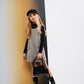 TWINSET BLACK RIBBED KNIT TURTLENECK