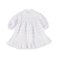 OLIVIA ROHDE WHITE EYELET TEIRED DRESS [Final Sale]