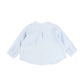 NANOS LIGHT BLUE LINEN BLOUSE [Final Sale]