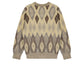 JNBY Multicolor Shearling Diamond Sweater [Final Sale]