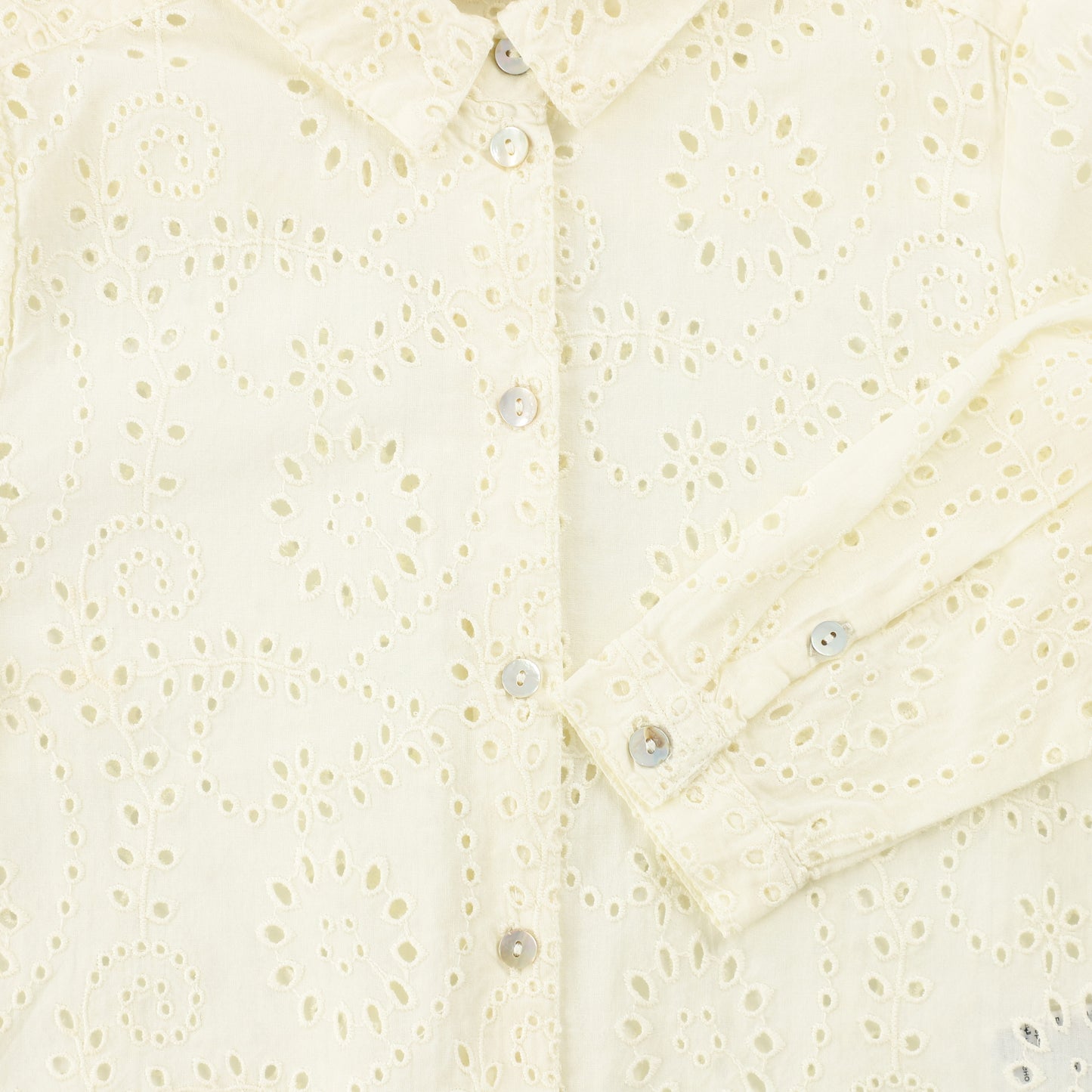 MARMAR IVORY EYELET LACE BLOUSE [Final Sale]