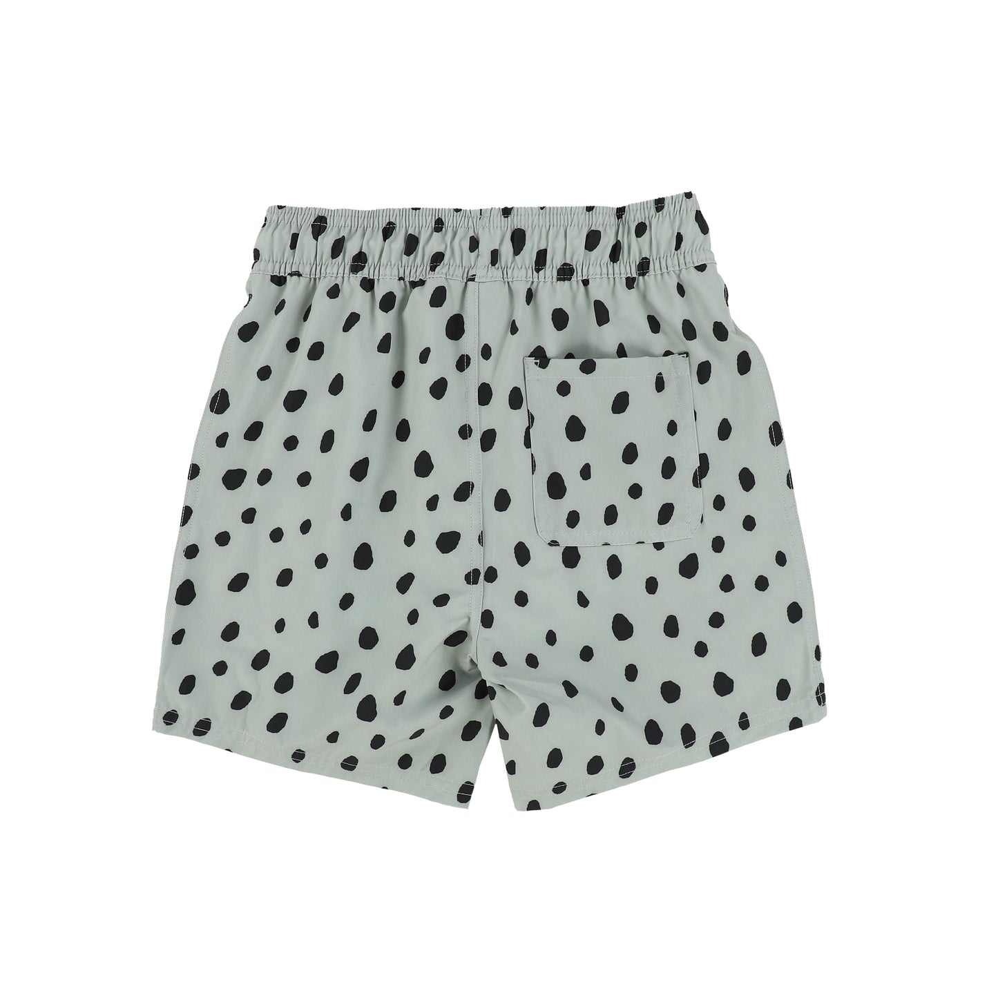 MILES THE LABEL SAGE POLKA DOT SWIM TRUNKS [Final Sale]