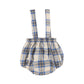 BAMBOO NAVY PLAID SUSPENDER BLOOMERS [Final Sale]