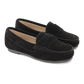 Zeebra Black Suede Penny Loafer [Final Sale]