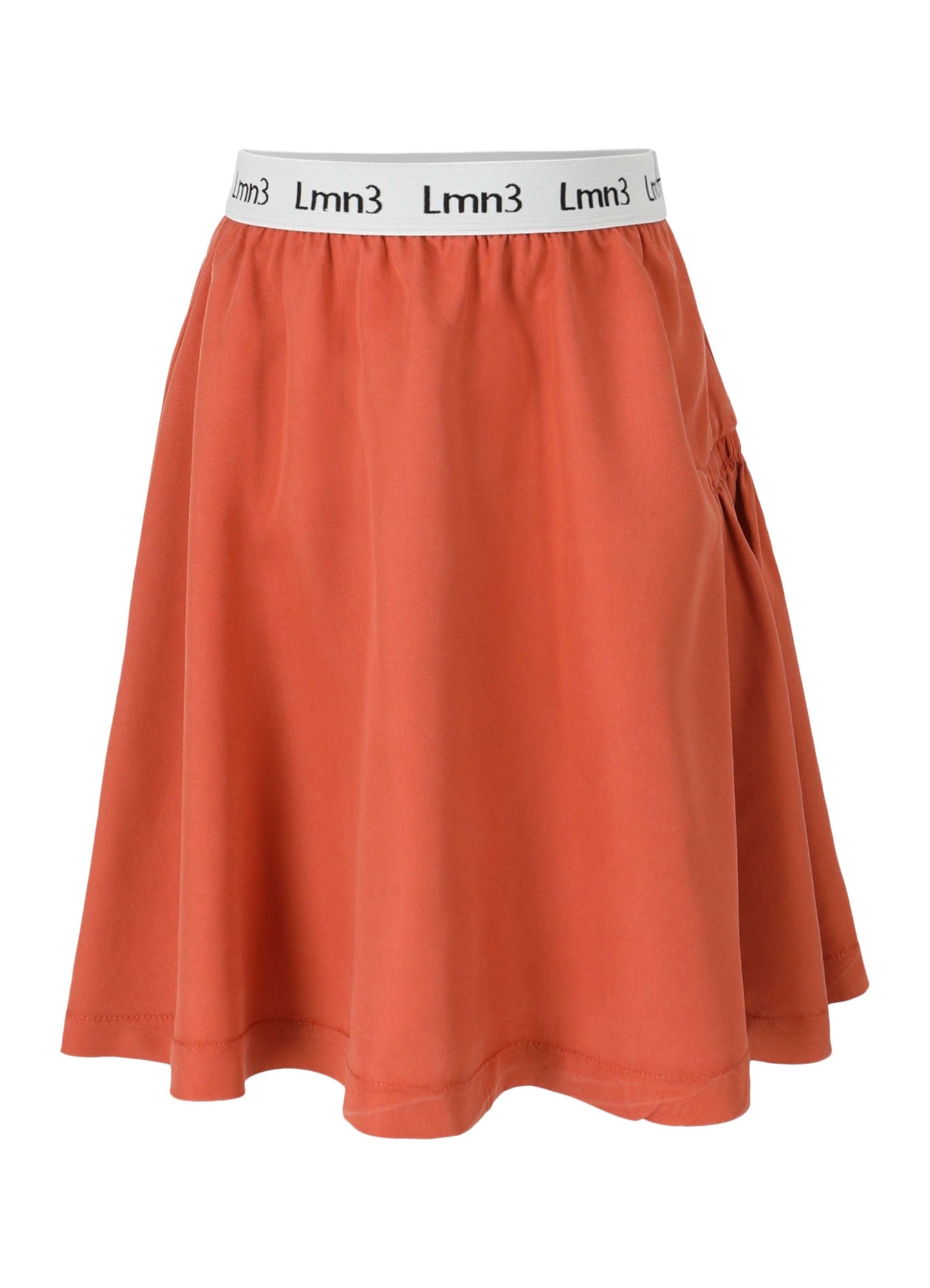 LMN3 Burnt Orange Cinched Detail Skirt [Final Sale]