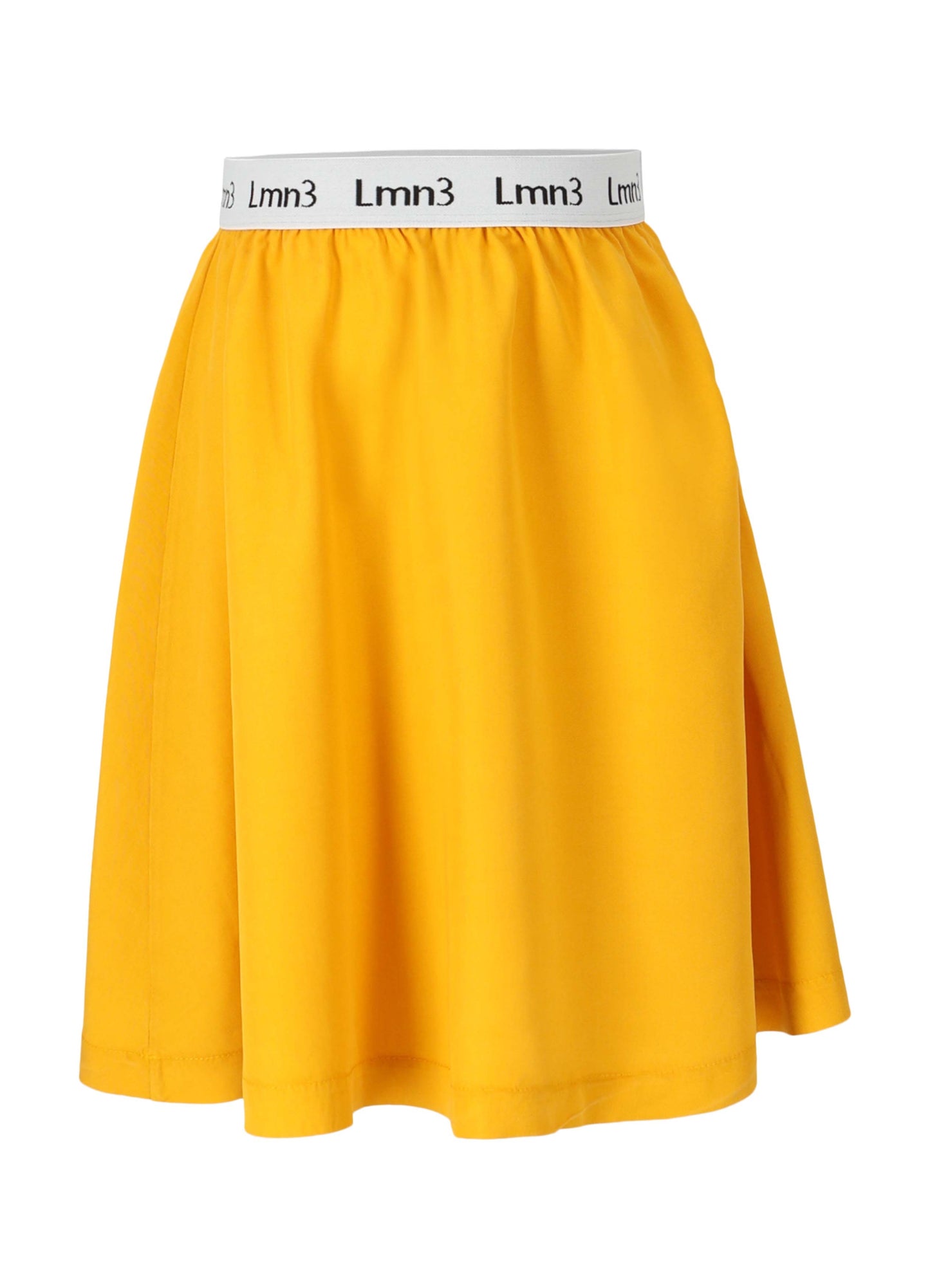 LMN3 Mustard Cinched Detail Skirt [Final Sale]